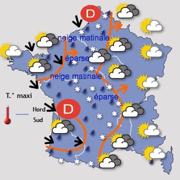 Remontée des températures jusqu'à dimanche