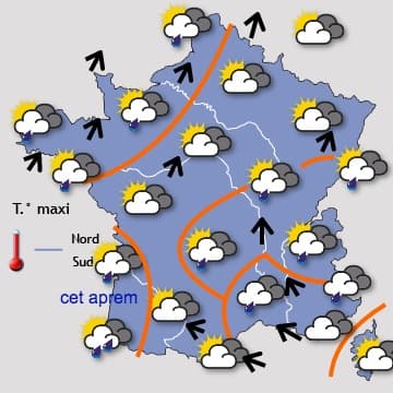 Plus frais et toujours instable en 2eme partie de semaine