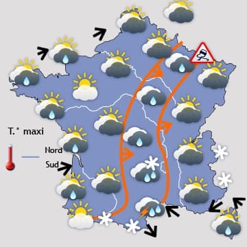 Progressivement plus perturbé et moins froid
