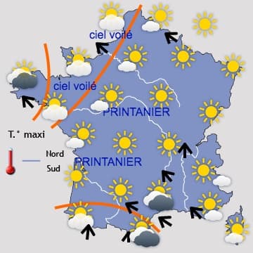 Week-end très doux, notamment dans le Nord-est